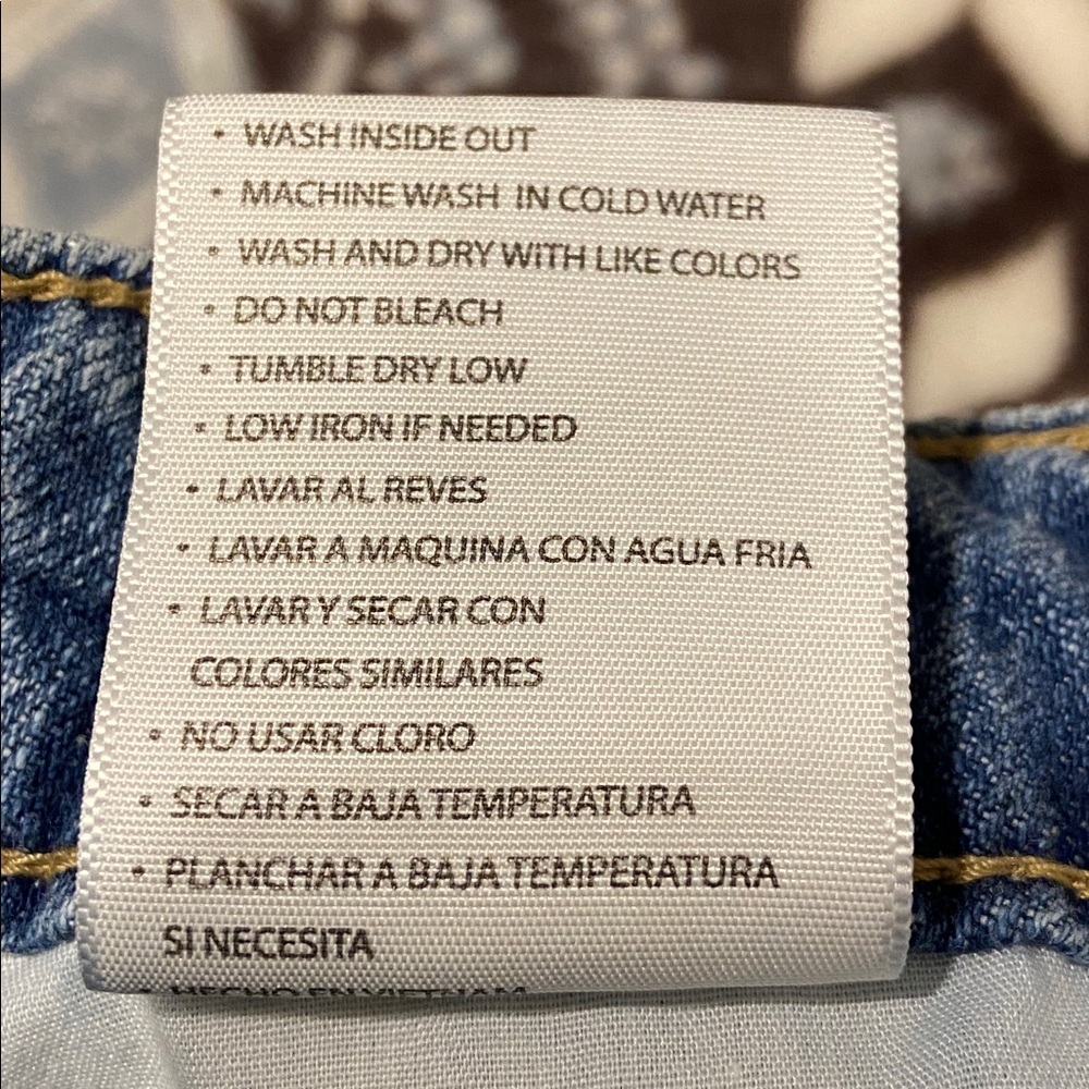 KanCan denim shorts high-rise waist and distressed frayed hem Size 9 - Picture 7 of 11